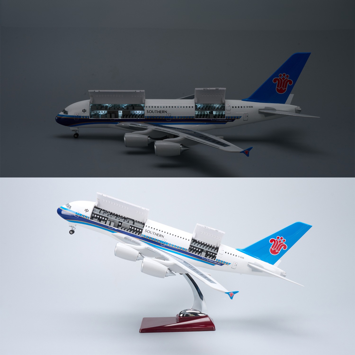 Model Kit China - Maquette d'avion A380 de China Southern