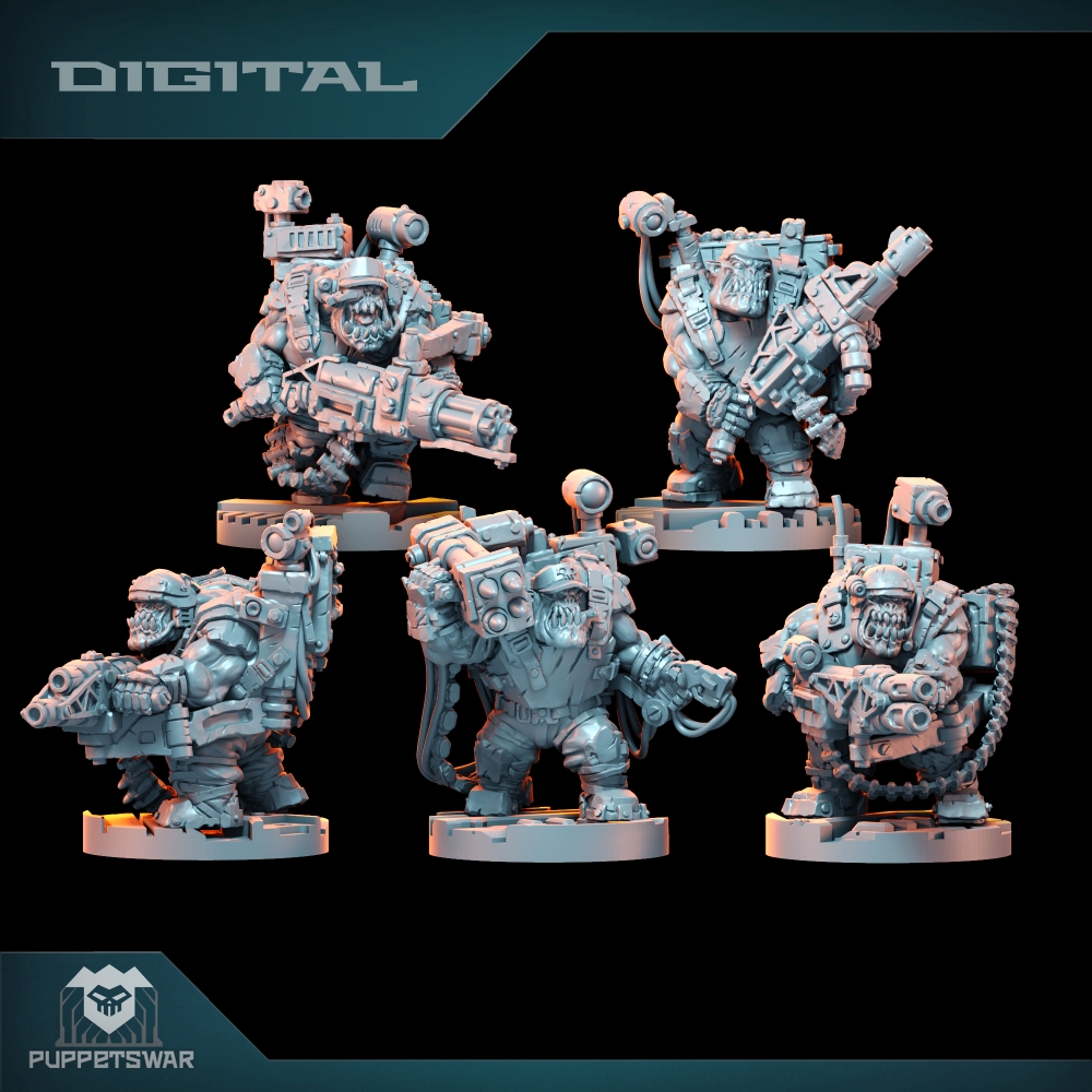 Model Kit Runner - Orc Ultimate Badasses Squad, figurine en