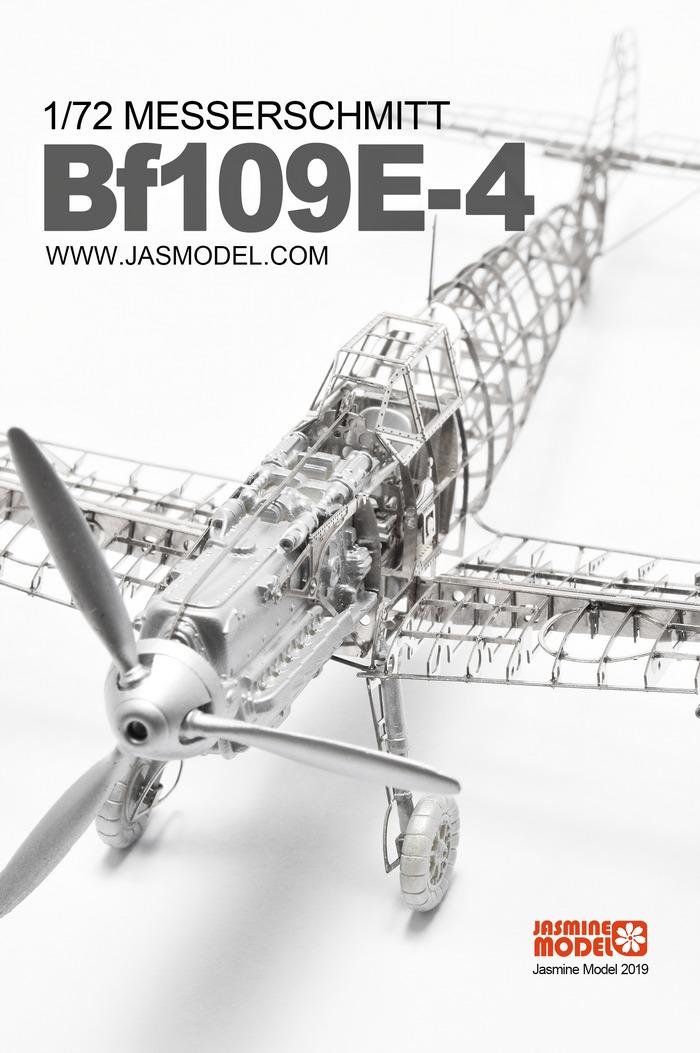Model Kit Keroro - Kit modèle Jasmine 1/72 MESSERSCHMITT BF109E-4