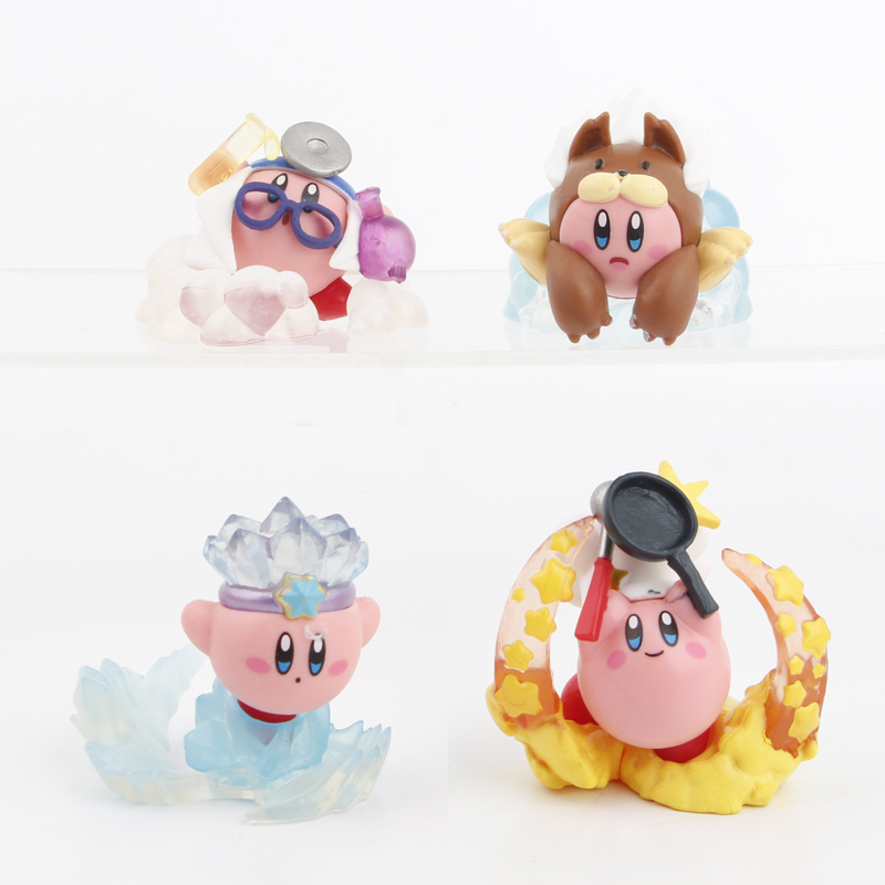 Model Kit Kirby - 4 pièces/ensemble Figurines de poupées en