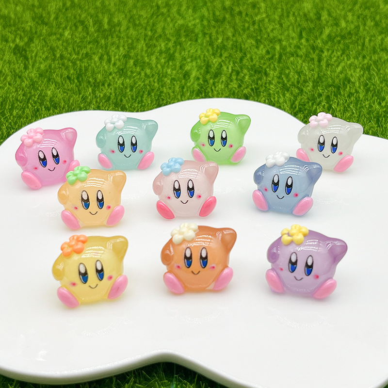 Model Kit Kirby - 10 pièces dessin animé Kirby parfum