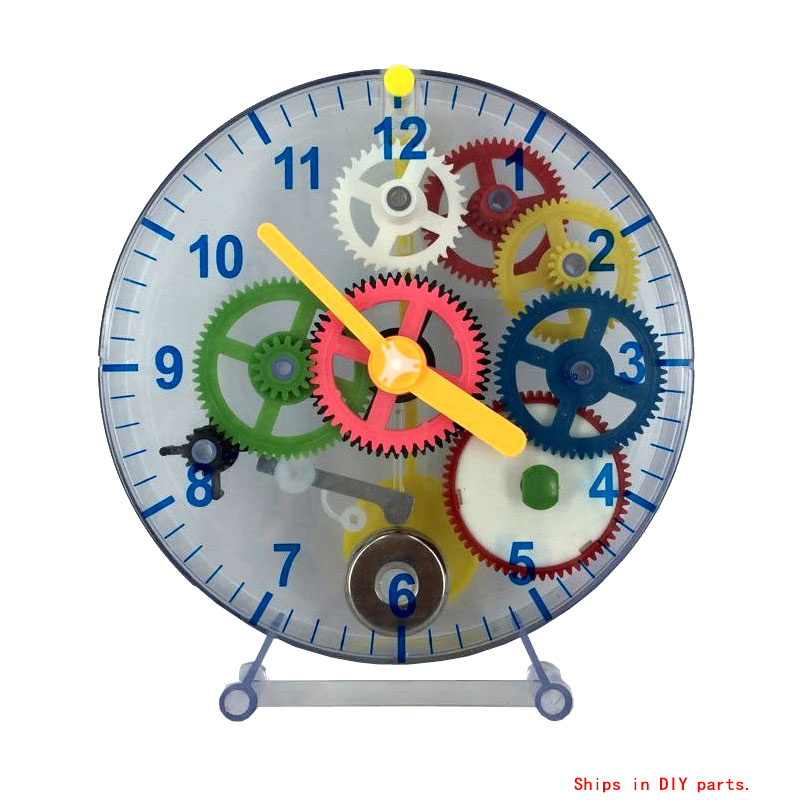 Model Kit Regus - Bricolage assemblé horloge modèle Puzzle bricolage