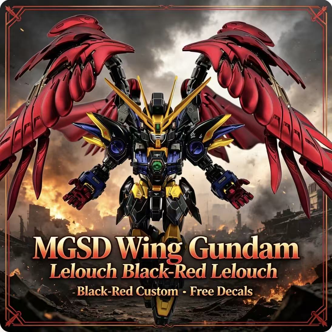 MGSD Wing Lelouch, kit de modè - Model Kit Eighty Six avis et prix
