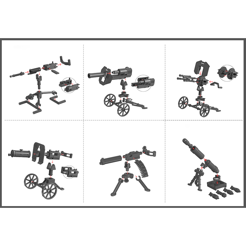 25/50/100 pièces armes militai - Model Kit Armored Core avis et prix