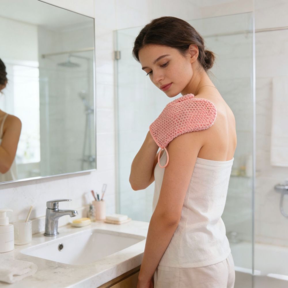 Gant de bain en TPU à texture  - Wash Effect Set avis et prix