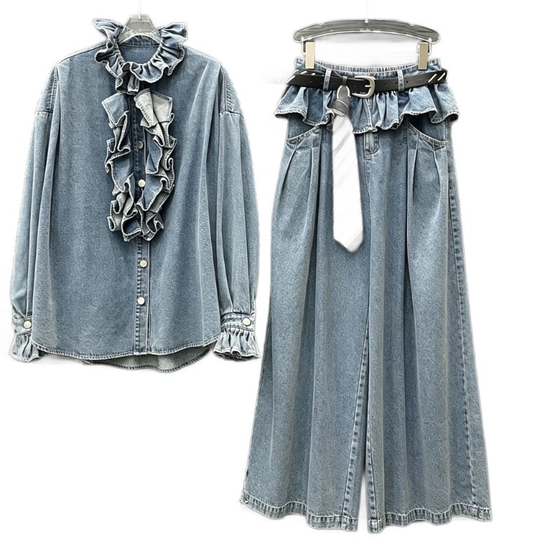 Ensemble décontracté à volants - Wash Effect Set avis et prix