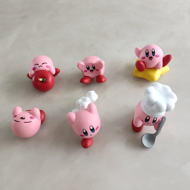 Ensemble de 6 figurines Kawaii - Model Kit Kirby avis et prix