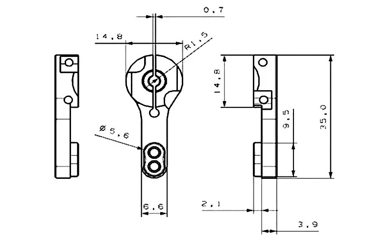 NEEBRC 25T RC Servo klaxon bra - Frame Model Kit avis et prix